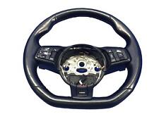 2016-2020 Jaguar F-type Oem Flat Bottom Black Leather Heated Steering Wheel