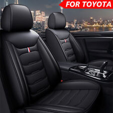 For Toyota Auto Car Front Seat Cover Deluxe Leather Full Set 1 2-seats Protector