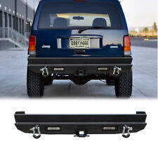 Vijay Rear Bumper For 1984-2001 Jeep Cherokee Xj With Led Light Receiver Hitch