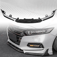 For 2018-2020 Honda Accord Painted White Pearl Front Bumper Lip Splitter Kit