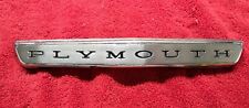 Genuine Chrysler Mopar 2583215 Plymouth Barracuda Nameplate Emblem 3