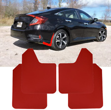 Front Rear Red Mud Flaps Splash Guards Fender Mudguards For Honda Civic Accord