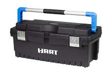 Hart 26 Toolbox Resin Tool Storage And Organization Black With Blue Accents
