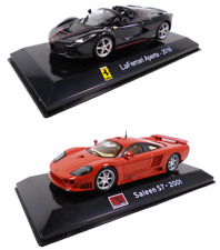 Set 2 Model Cars Saleen S7 Ferrari 143 Ixo Salvat Supercars Diecast Sl47