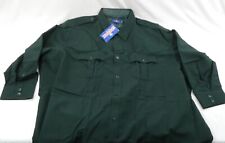 Su315zgr Spiewak Mens Professional Poly Long Sleeve Duty Shirt Spruce Size 22.5