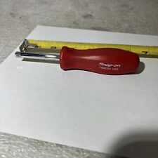 Snap-on Tools Usa Red Hard Handle 14 Standard Shank Driver Tm4csar