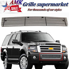 Billet Grille For 2007-2014 Ford Expedition Bumper Grill Black Insert 1pc 2013