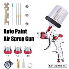 Hvlp Air Spray Gun Kit Auto Paint Gravity Feed Auto Primer 1.4mm2.0mm Nozzle