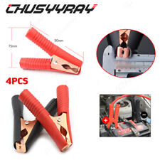 4pcs Power Replacement Jumper Cable Heavy Duty Car Battery Clamps Powerful Clip