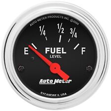 Auto Meter 2515 Traditional Chrome Fuel Level Gauge 2 116 Short Sweep Ford