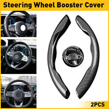 Carbon Fiber Car Steering Wheel Booster Cover Car Accessories For 1537-38cm Us