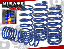 For 2010-2015 Chevy Camaro Ss V8 1.0 Drop Coil Lowering Sport Spring Set Blue
