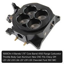 Billet 1000cfm 4150 Flange Carburetor Throttle Body 1.75 Core 4 Barrel For Ls1